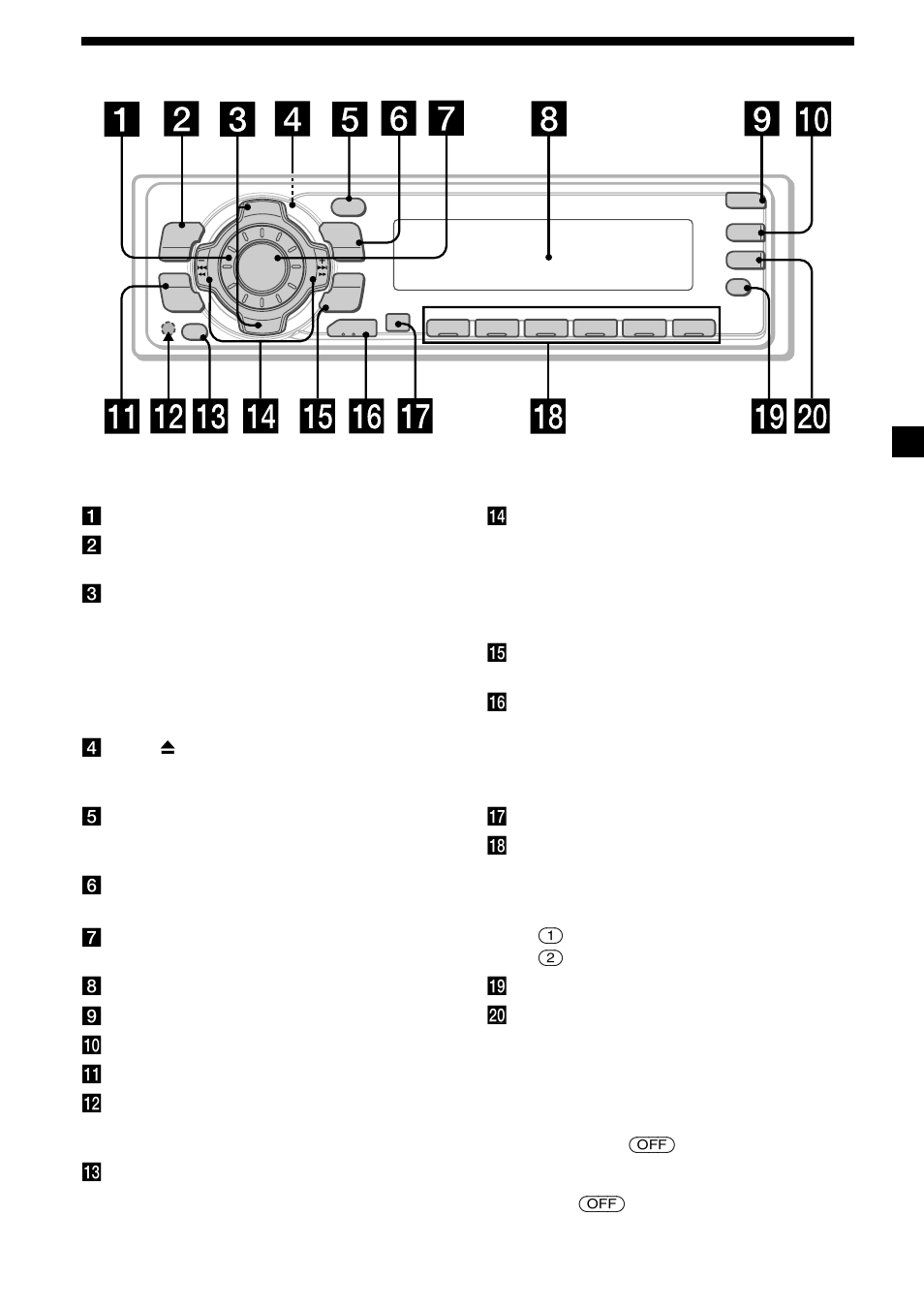 5lage und funktion der teile und bedienelemente | Sony MDX-CA580 User Manual | Page 35 / 152