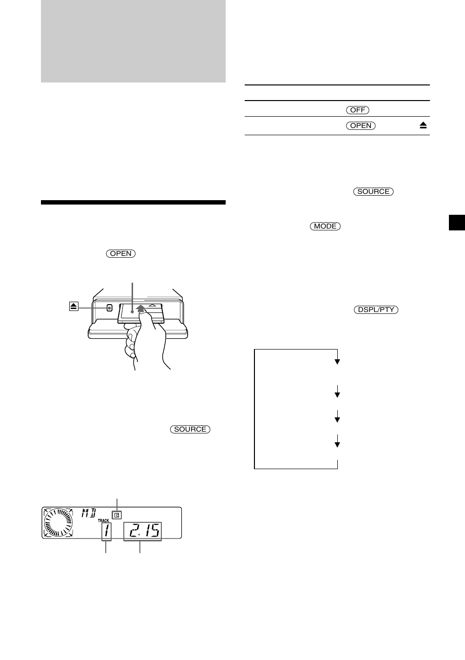 Md-player cd/md-gerät (gesondert erhältlich), Wiedergeben einer md | Sony MDX-CA580 User Manual | Page 39 / 152