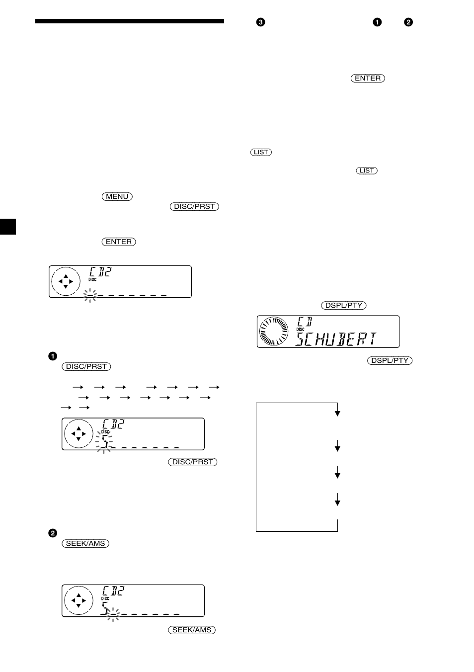 12 benennen einer cd | Sony MDX-CA580 User Manual | Page 42 / 152