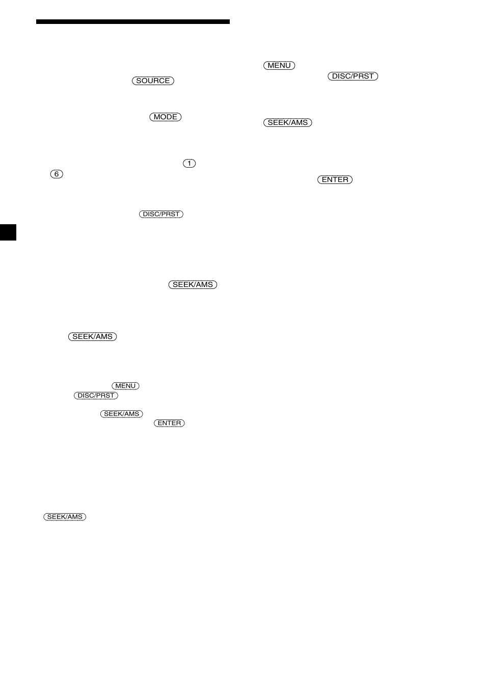Einstellen der gespeicherten sender | Sony MDX-CA580 User Manual | Page 46 / 152