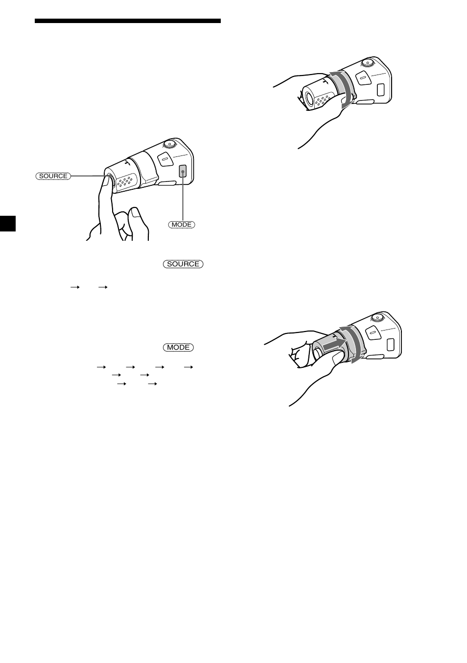 Der joystick | Sony MDX-CA580 User Manual | Page 52 / 152