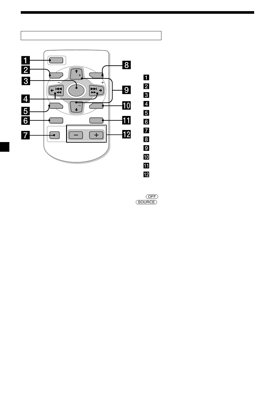 6emplacement des commandes, Télécommande sans fil rm-x91 (en option) | Sony MDX-CA580 User Manual | Page 66 / 152