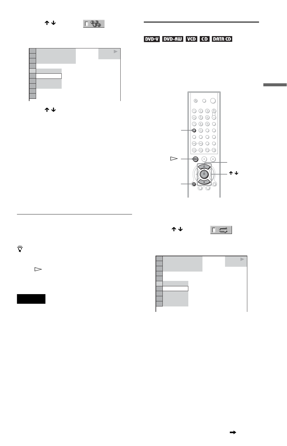 Playing repeatedly (repeat play) | Sony DVP-LS755P User Manual | Page 35 / 84