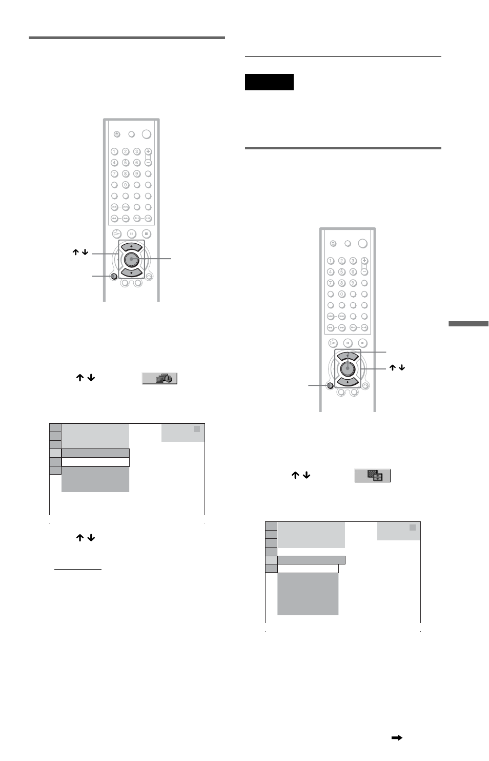 Setting the pace for a slide show (interval), Selecting the slides’ appearance (effect) | Sony DVP-LS755P User Manual | Page 57 / 84