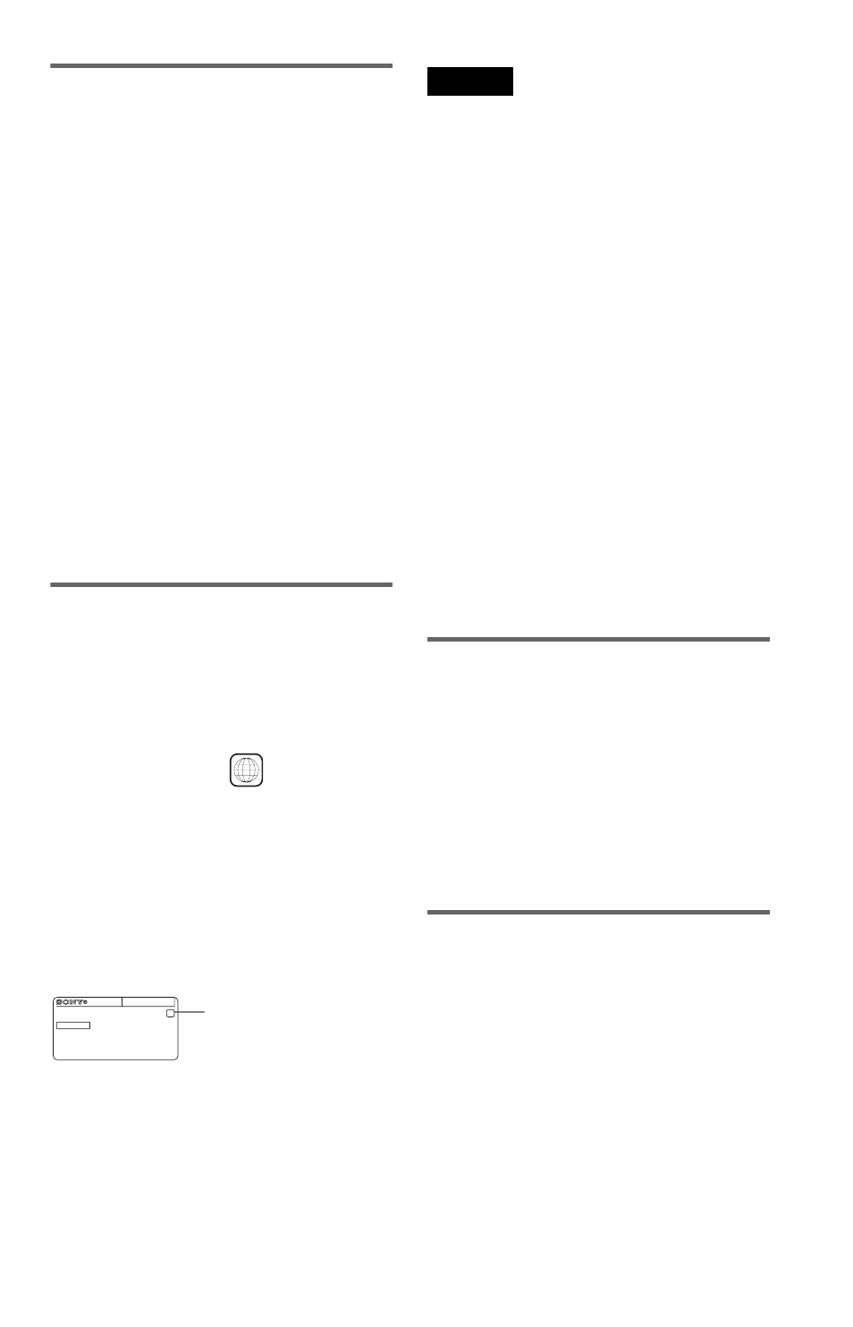 Example of discs that the player cannot play, Region code, Copyrights | Sony DVP-LS755P User Manual | Page 7 / 84