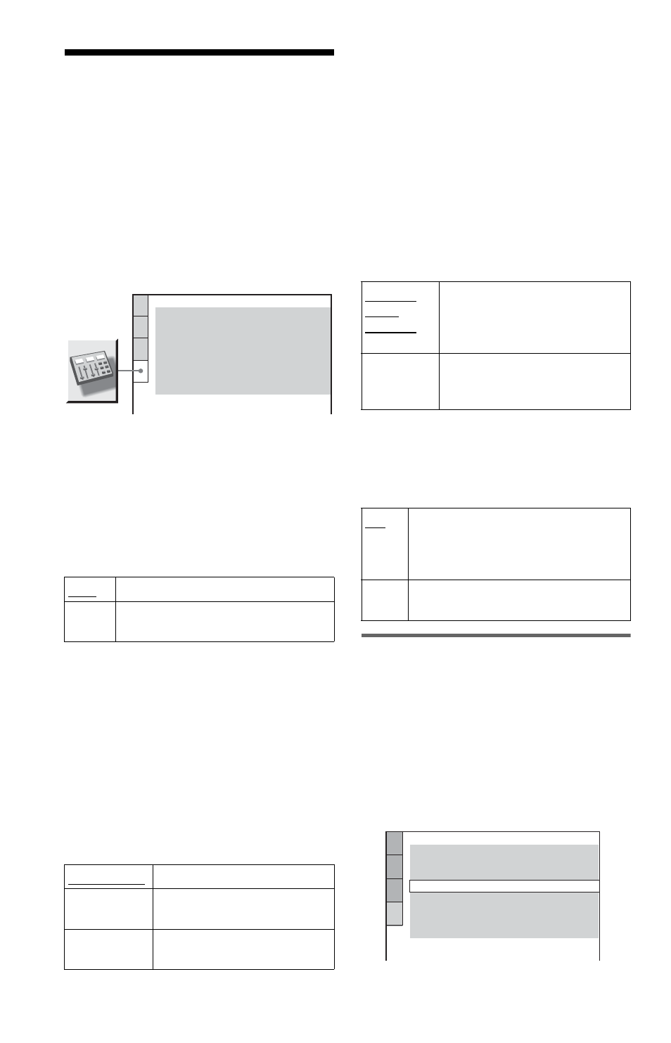 Settings for the sound (audio setup), Settings for the sound, Setting the digital output signal | Audio setup), Audio att (attenuation), Downmix (dvd video/dvd-rw only), Digital out | Sony DVP-LS755P User Manual | Page 70 / 84