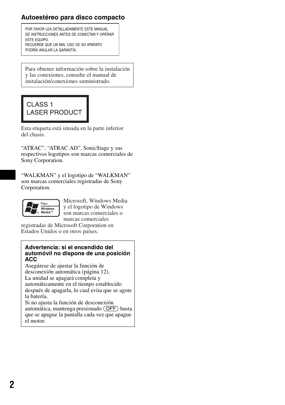 Sony ALTRACAD CDX-GT470U User Manual | Page 22 / 64