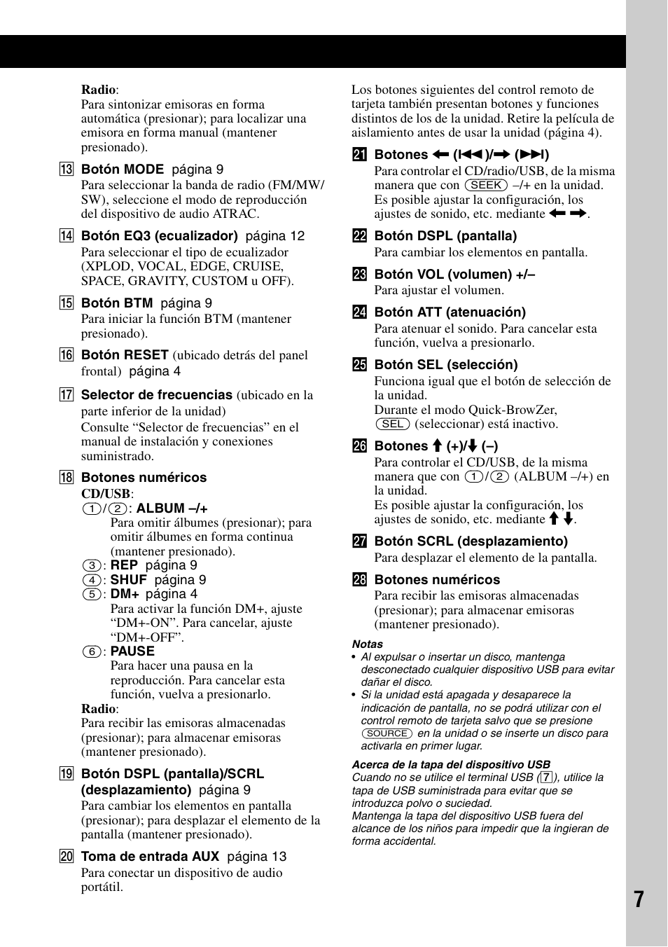 Sony ALTRACAD CDX-GT470U User Manual | Page 27 / 64