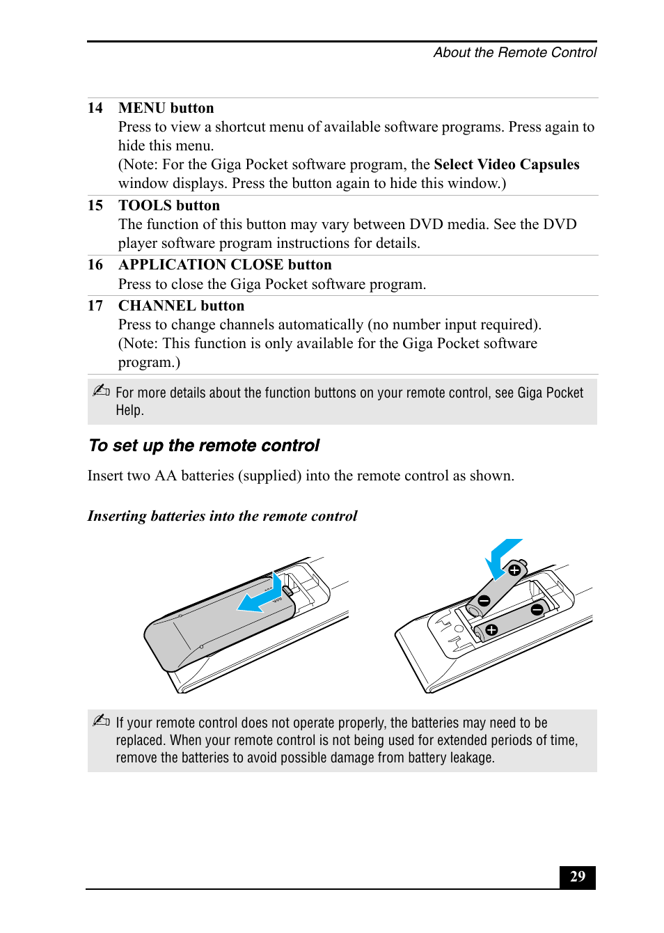 Sony PCV-RS500 User Manual | Page 29 / 44
