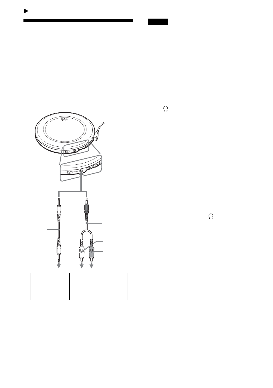 Connecting your cd player, Connecting a stereo system, 18 connecting a stereo system | Sony D-EJ985 User Manual | Page 18 / 32