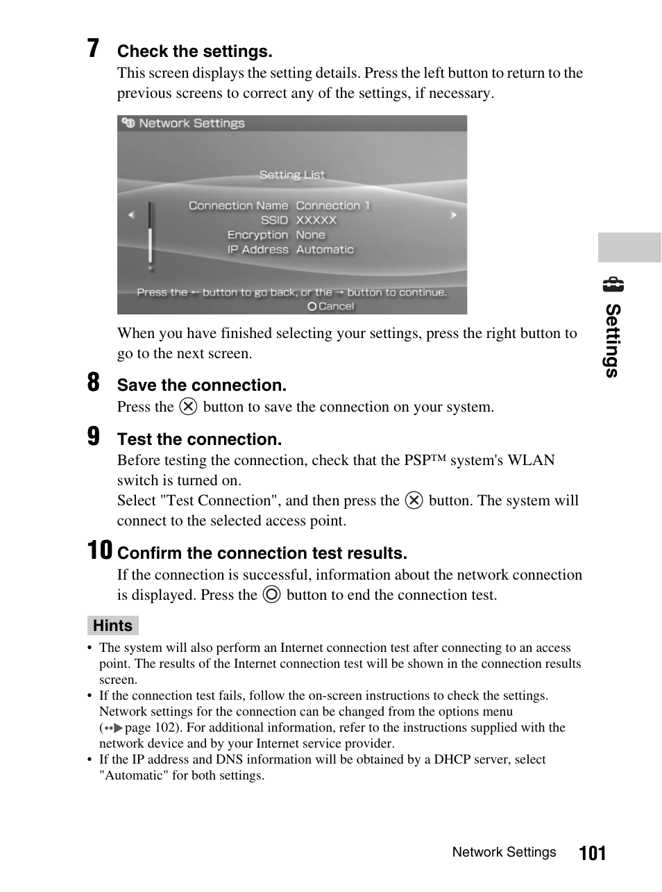 Sony PlayStation Portable PSP-1003 K User Manual | Page 101 / 132