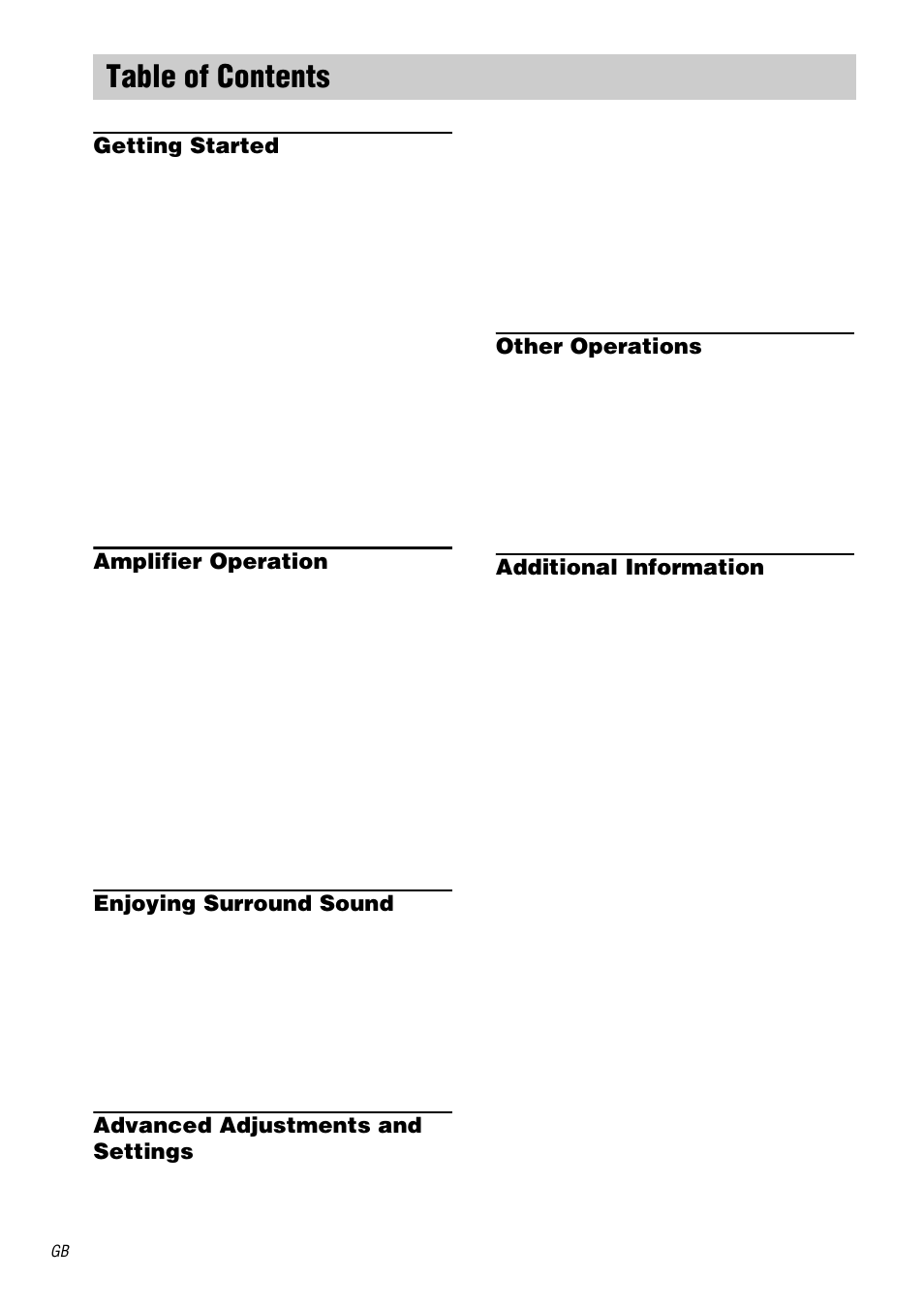 Sony STR-DB2000 User Manual | Page 4 / 60