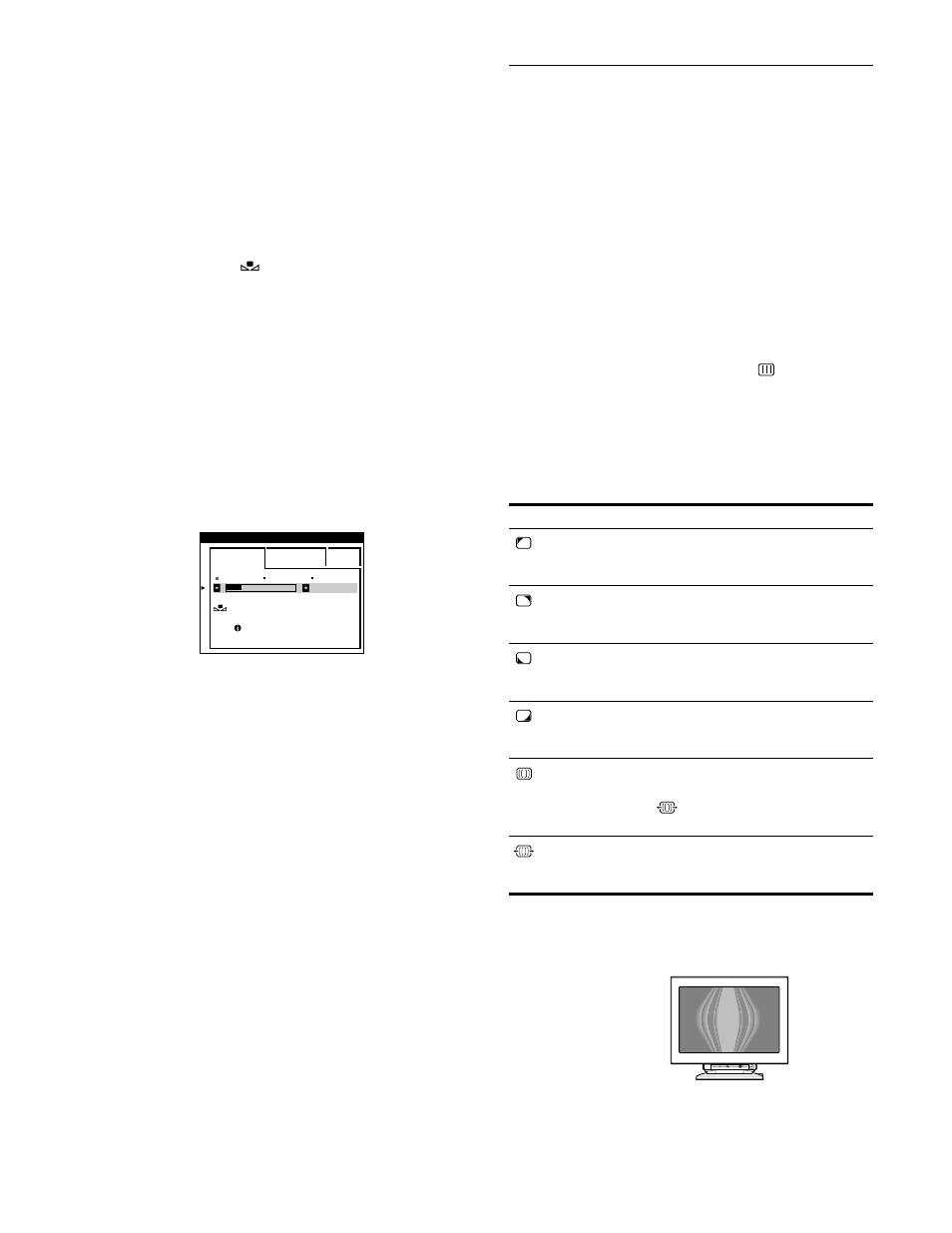 Ajuste de la calidad de la imagen (pantal) | Sony GDM-FW900 User Manual | Page 68 / 132