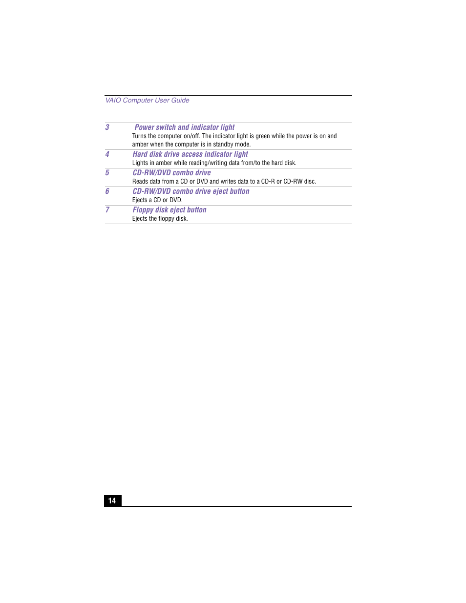 Sony PCV-J200 User Manual | Page 14 / 94