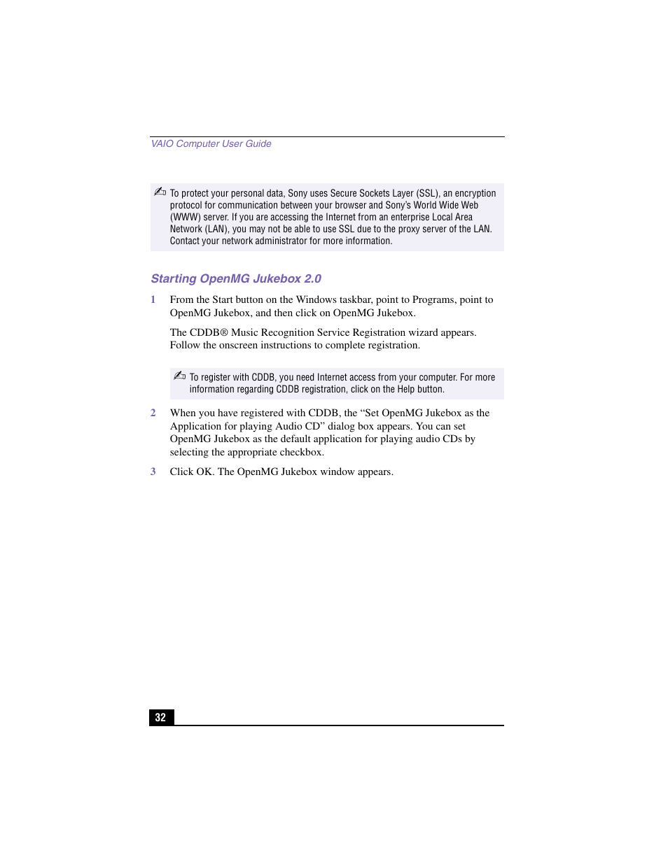 Sony PCV-J200 User Manual | Page 32 / 94