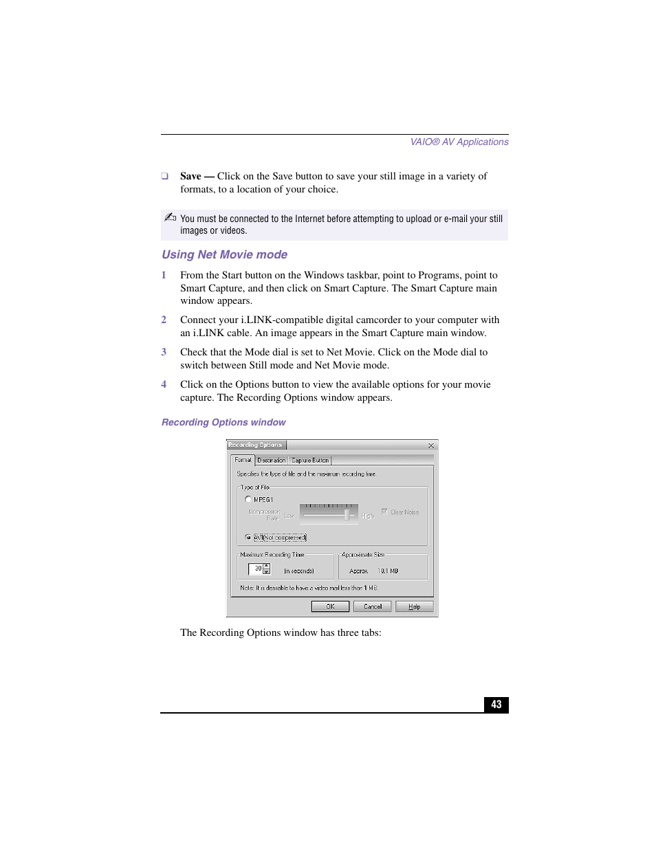 Sony PCV-J200 User Manual | Page 43 / 94