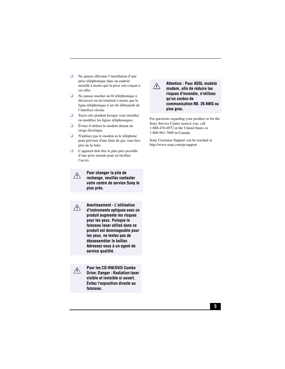 Sony PCV-J200 User Manual | Page 5 / 94