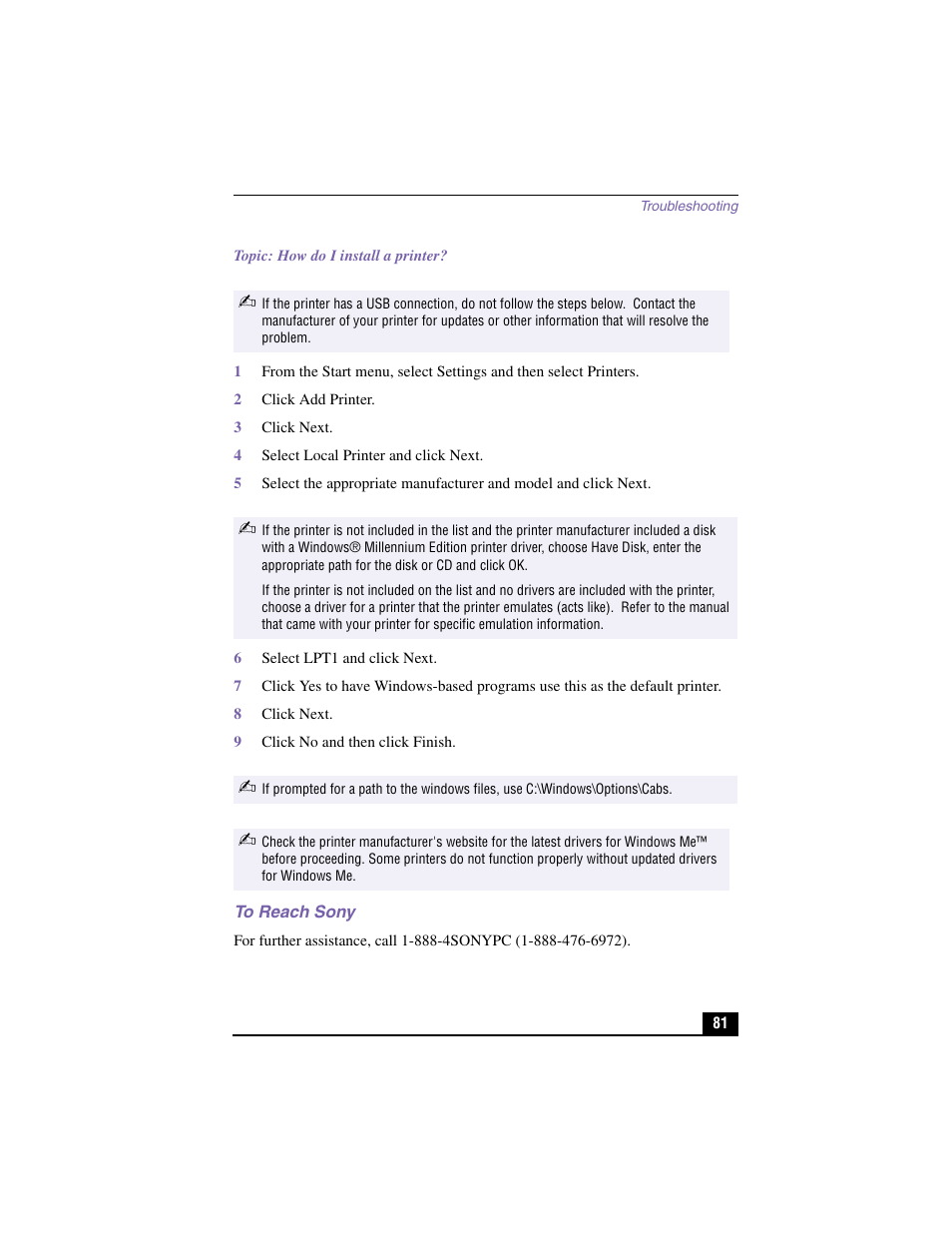 Sony PCV-J200 User Manual | Page 81 / 94