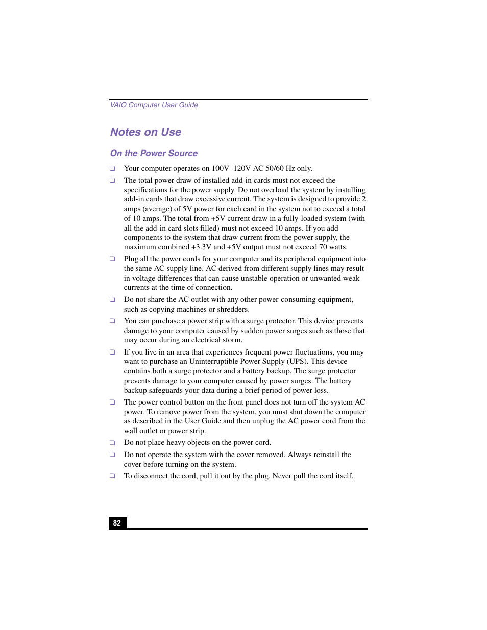 Sony PCV-J200 User Manual | Page 82 / 94