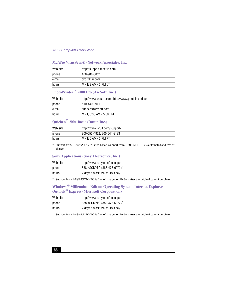 Sony PCV-J200 User Manual | Page 88 / 94