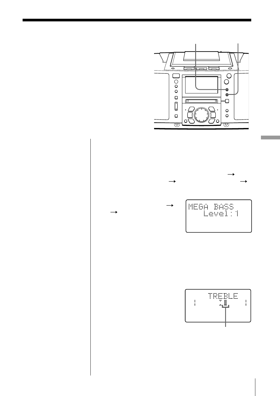 Ajuste del énfasis de sonido | Sony ZS-M50 User Manual | Page 141 / 156
