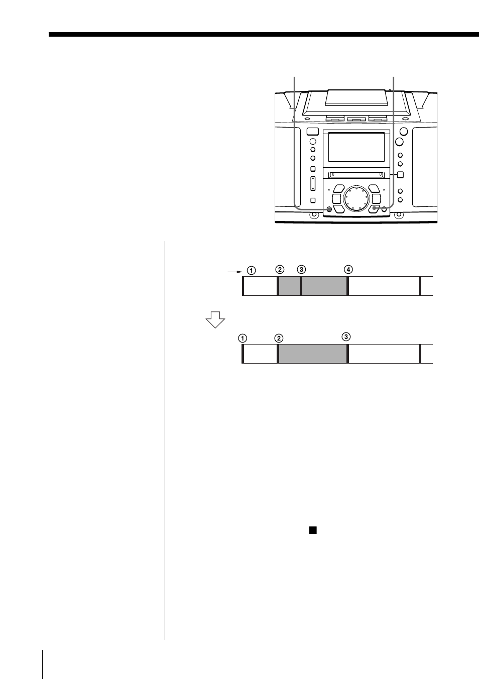 Combining recorded tracks | Sony ZS-M50 User Manual | Page 46 / 156