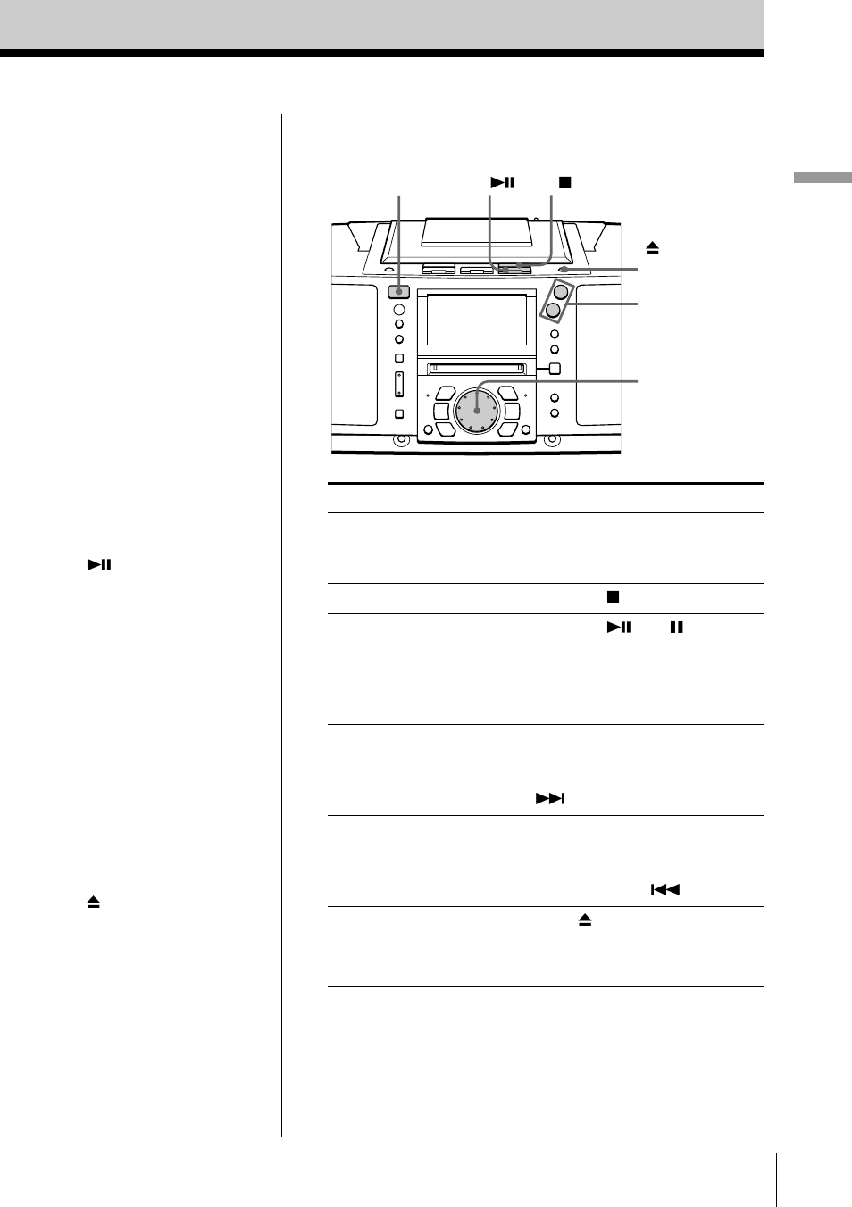 Operaciones básicas 5 | Sony ZS-M50 User Manual | Page 81 / 156