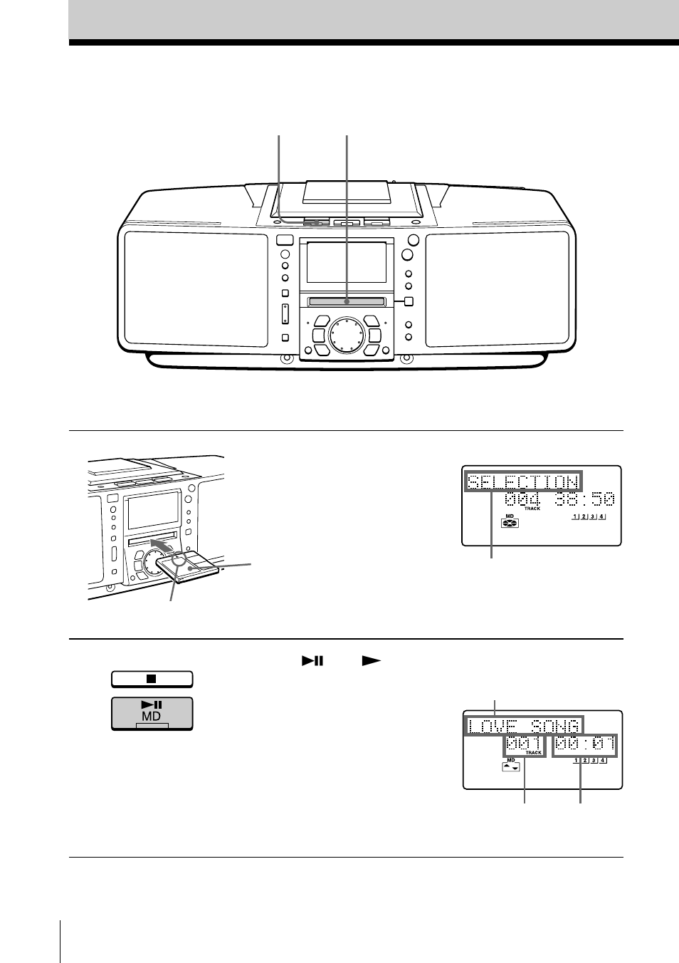 Reproducción de md | Sony ZS-M50 User Manual | Page 84 / 156