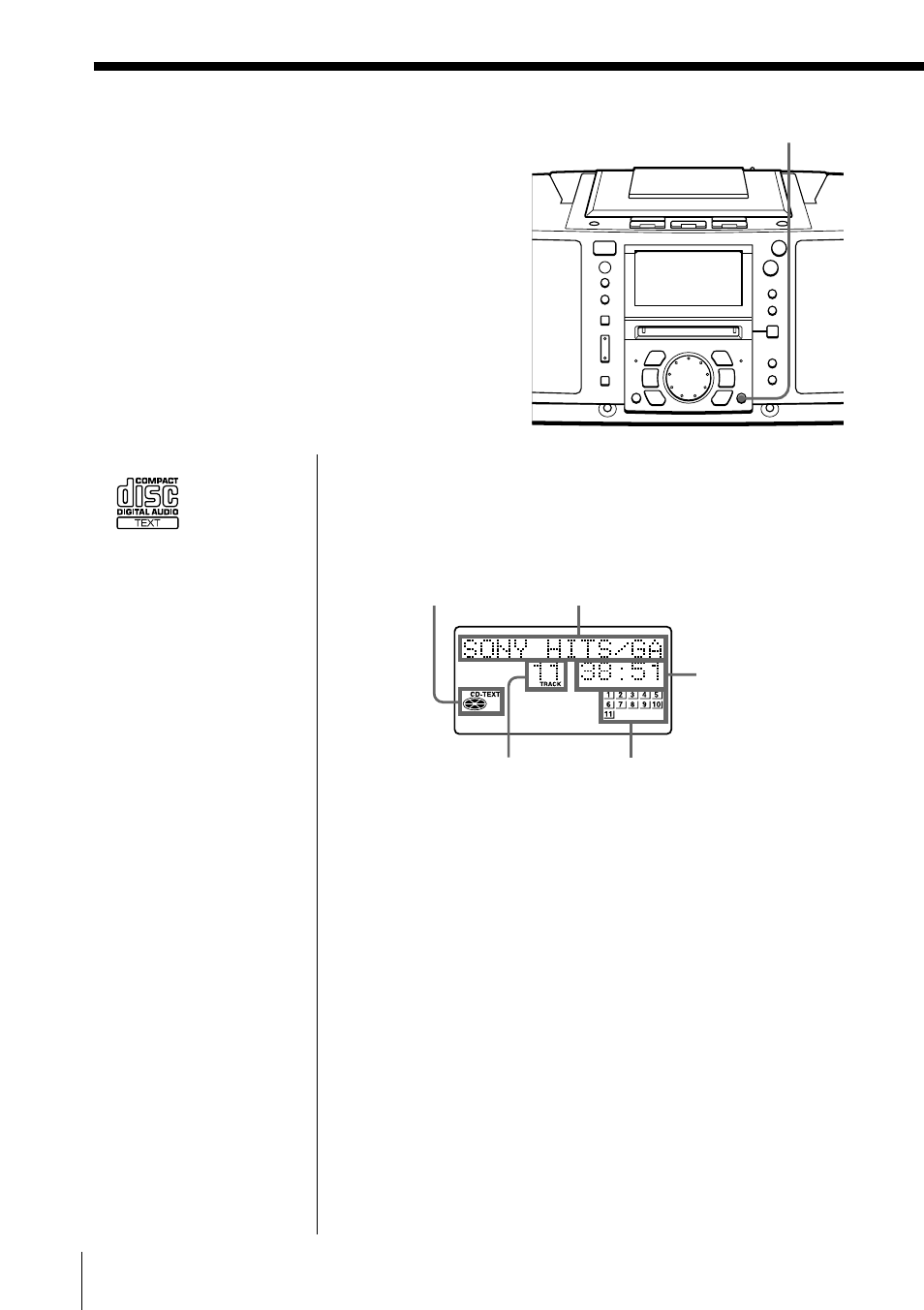 Comprobación de la información de texto del cd | Sony ZS-M50 User Manual | Page 92 / 156