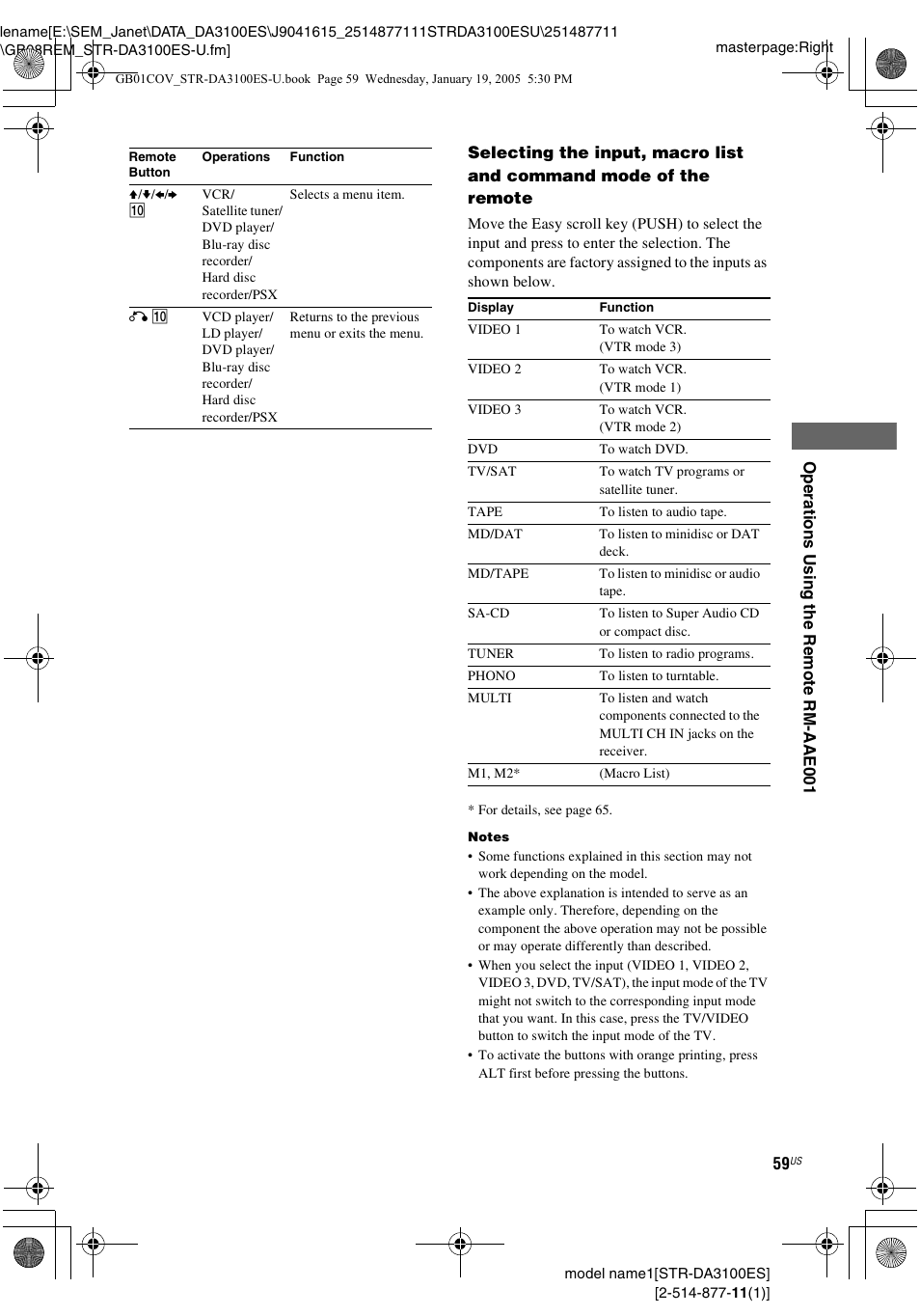 Sony STR-DA3100ES User Manual | Page 59 / 80