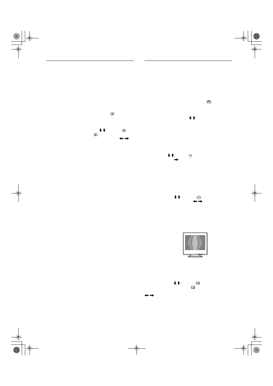 Adjusting the convergence (conv), Additional settings (option), Degaussing the screen | Adjusting the moire, Changing the menu’s position | Sony CPD-E400 User Manual | Page 12 / 52