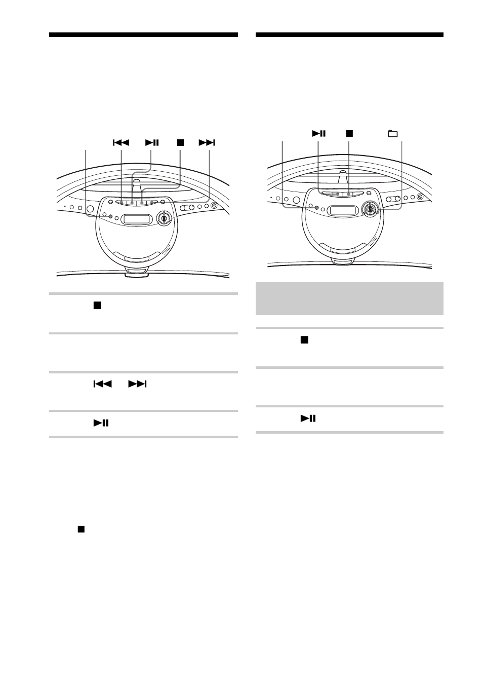 Playing a single track (single track play), Playing tracks in random order (shuffle play), Playing a single track | Single track play), Playing tracks in random order, Shuffle play), Playing all tracks on a cd in random order | Sony ZS-YN7L User Manual | Page 16 / 68