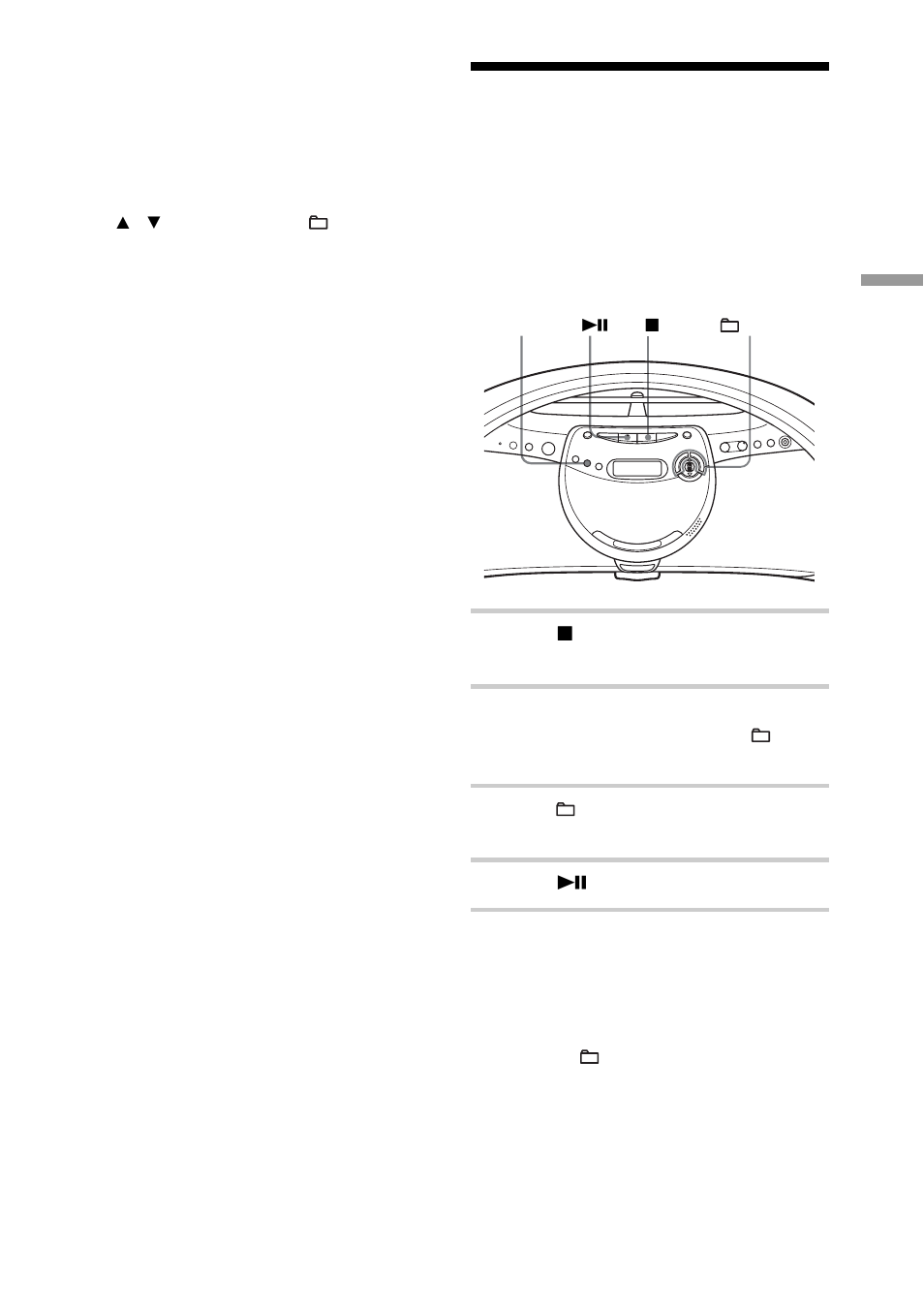 Reproducción de un grupo específico (cd, De atrac/cd de mp3 solamente), Reproducción de un grupo específico | Sony ZS-YN7L User Manual | Page 47 / 68
