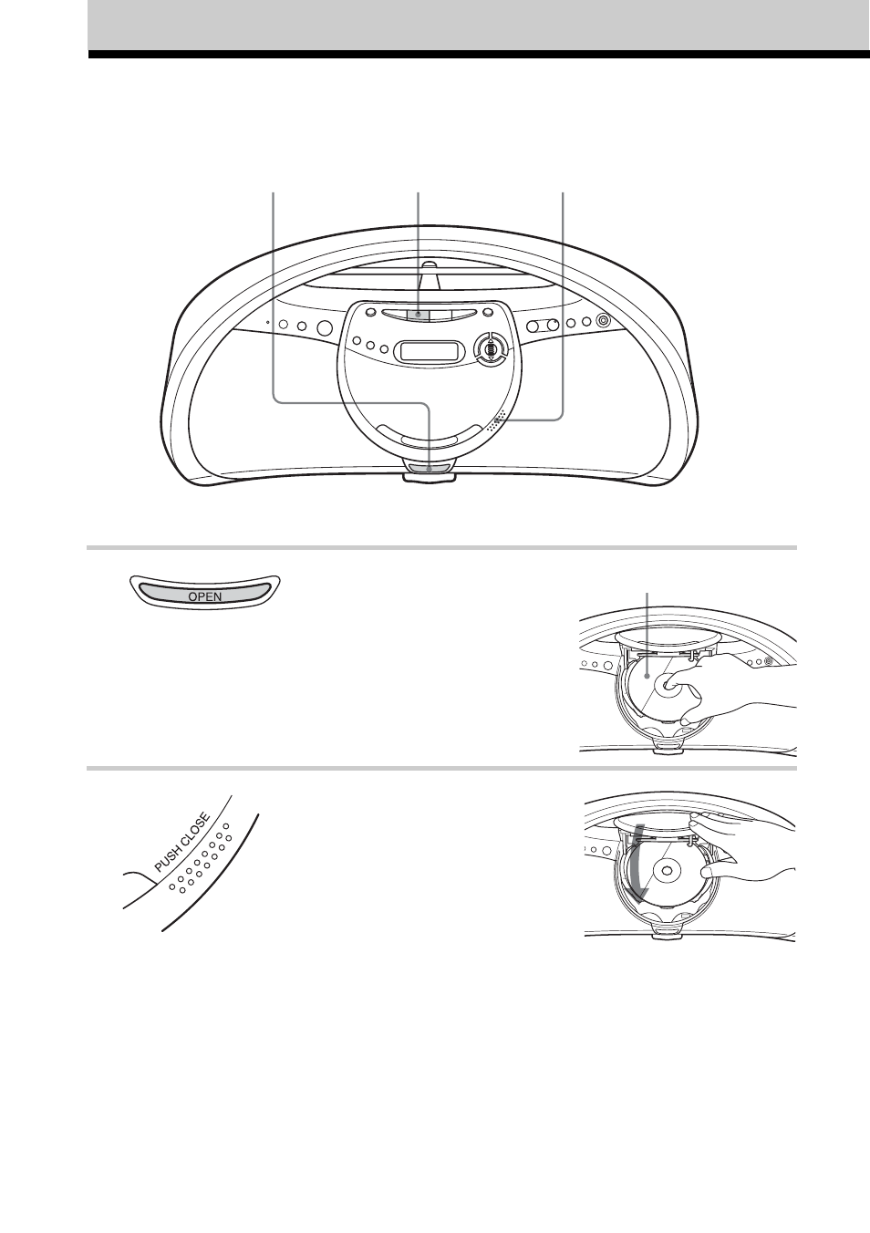 Basic operations, Playing a cd | Sony ZS-YN7L User Manual | Page 6 / 68