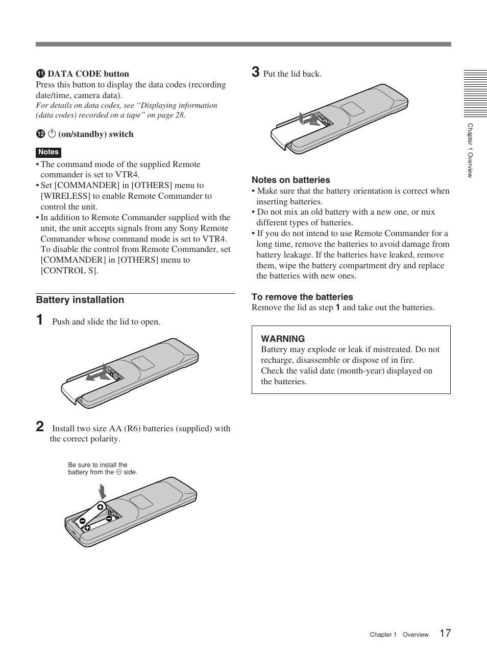 Sony HVR-M15P User Manual | Page 17 / 80