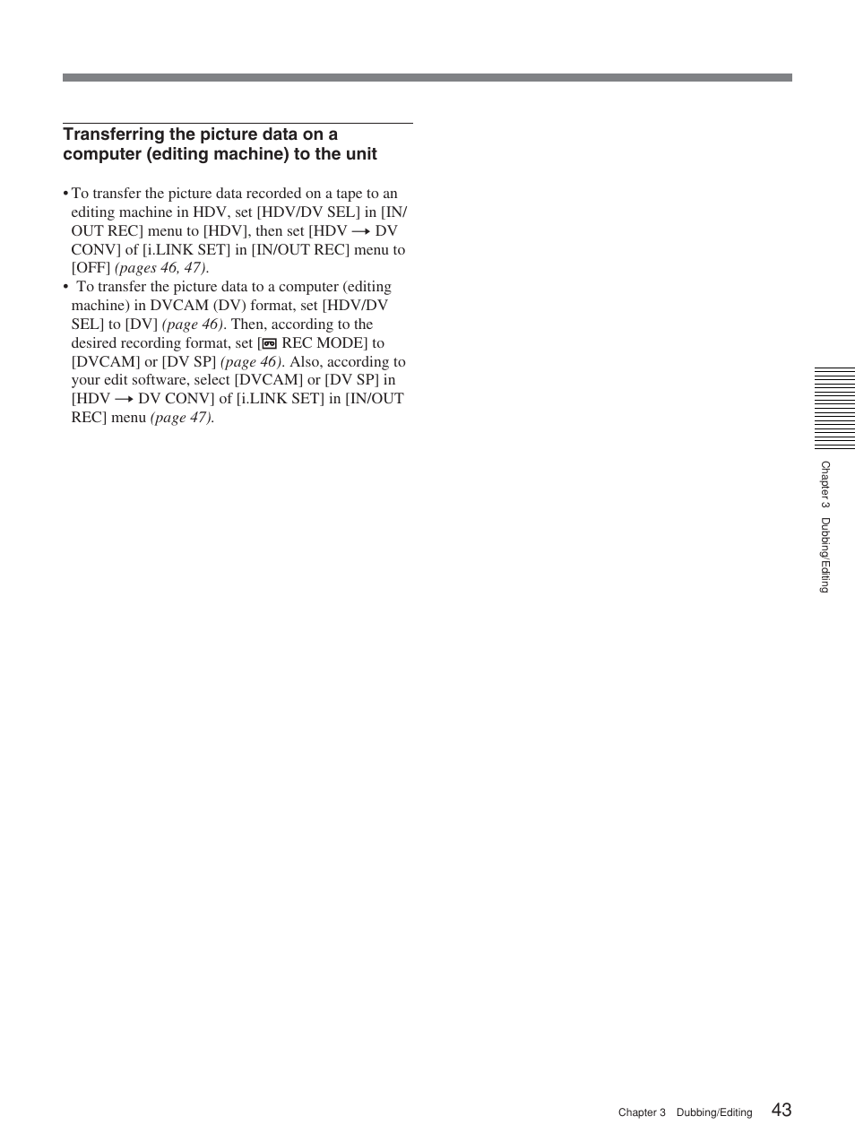 Sony HVR-M15P User Manual | Page 43 / 80