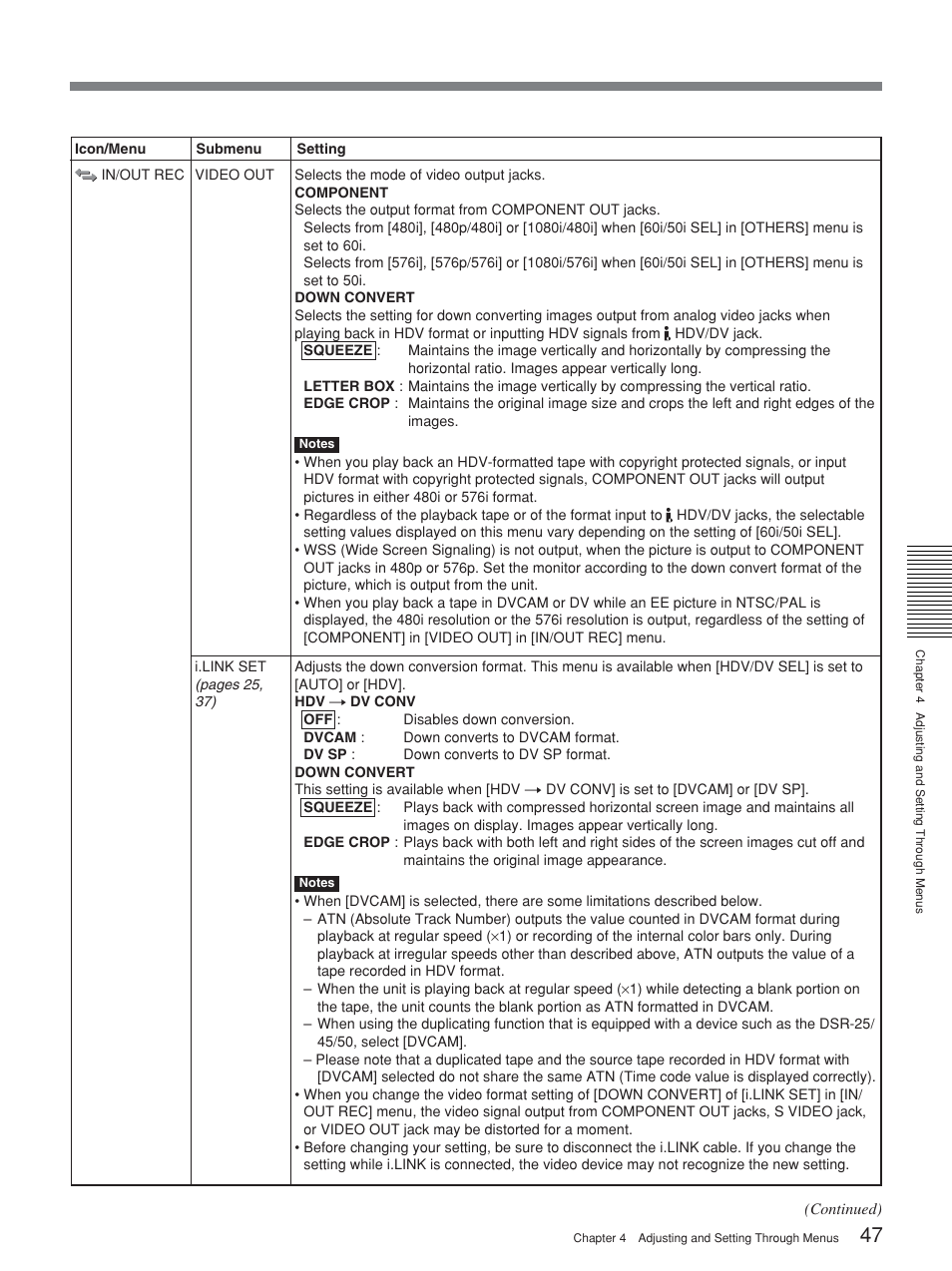 Sony HVR-M15P User Manual | Page 47 / 80