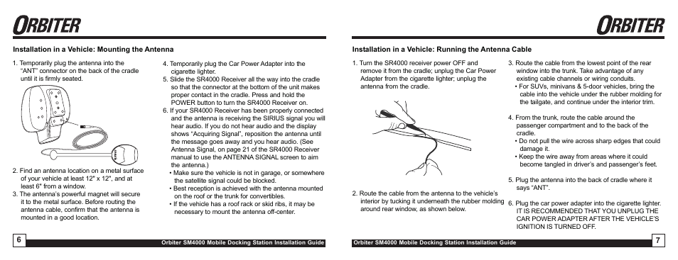 Sony ORBITER SM4000 User Manual | Page 4 / 6