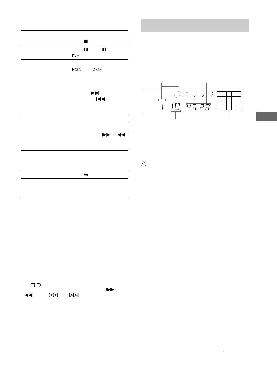 Using the cd display, Other operations, Playing cds | Sony CDP-CE375 User Manual | Page 9 / 16