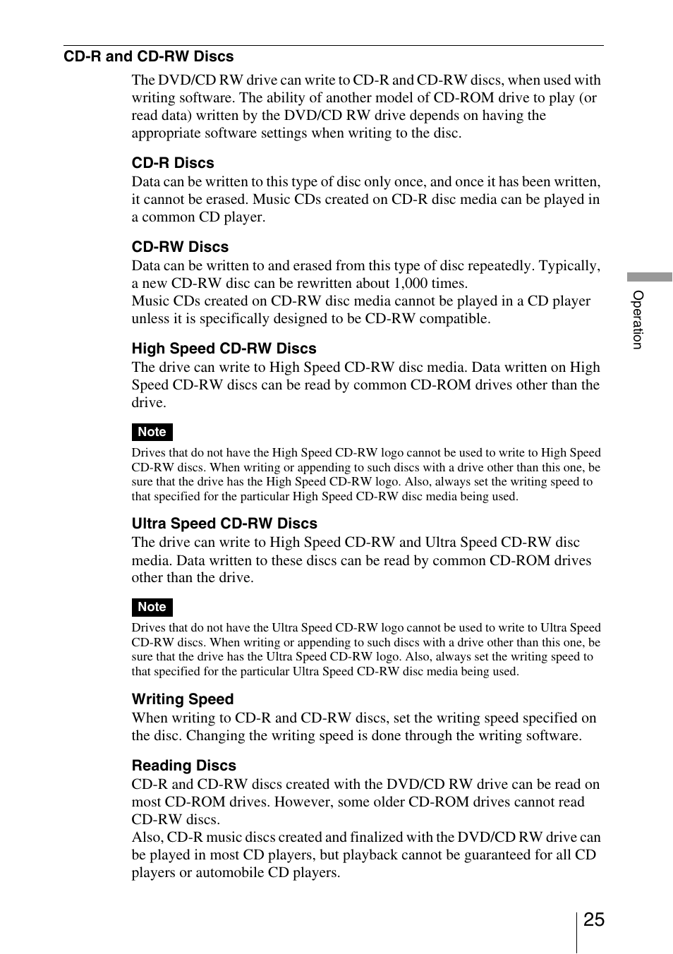 Sony 7819901050 User Manual | Page 25 / 36