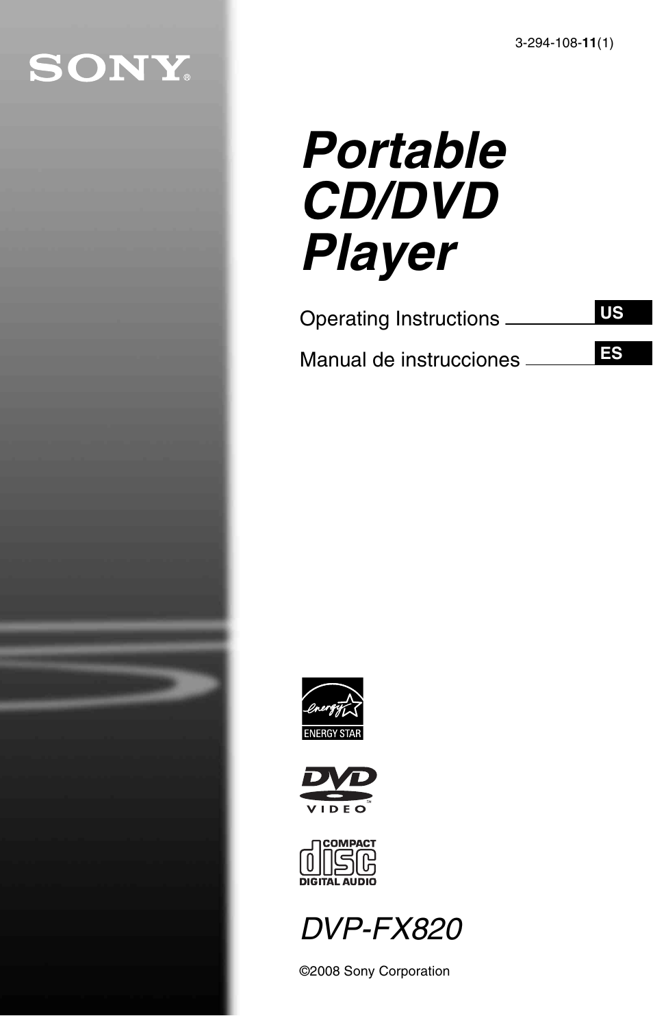 Sony DVP-FX820 User Manual | 60 pages