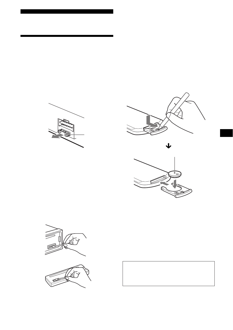 Altre informazioni, Manutenzione | Sony CDX-S2200 User Manual | Page 101 / 134