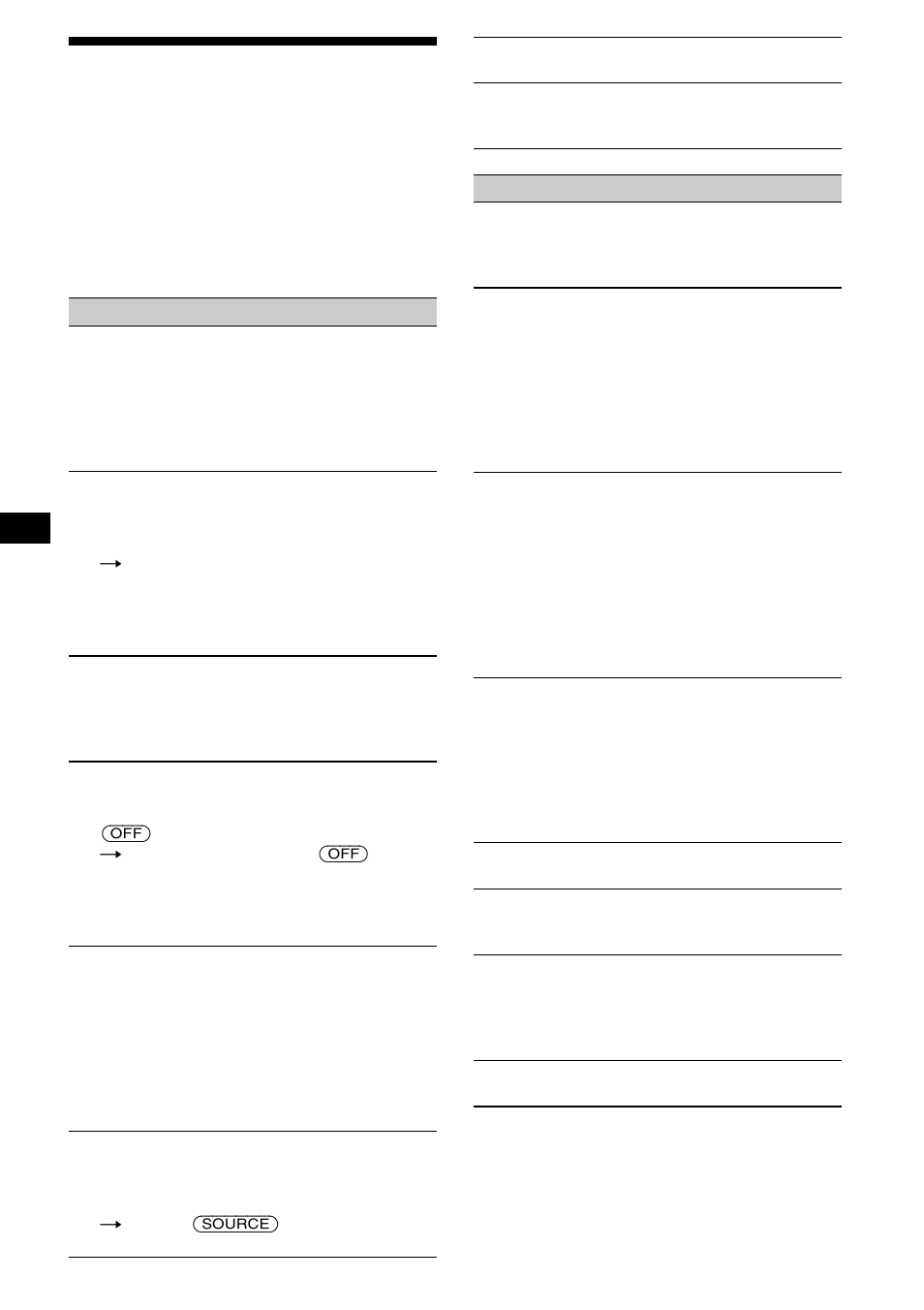 Guida alla soluzione dei problemi, 26 guida alla soluzione dei problemi | Sony CDX-S2200 User Manual | Page 104 / 134