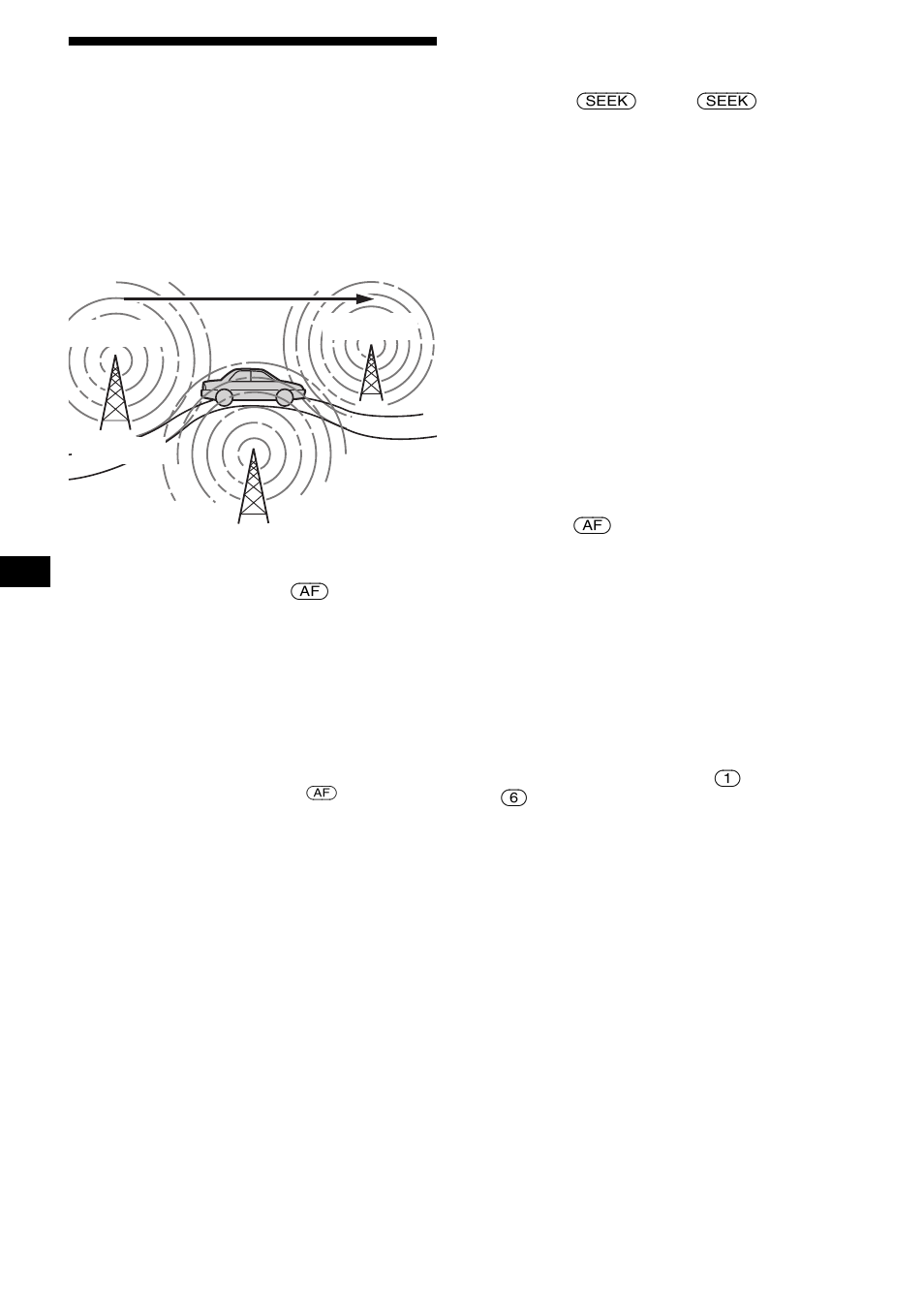 Af (alternatieve frequenties), Automatisch opnieuw afstemmen voor, Optimale ontvangst — af (alternatieve frequenties) | S 16 | Sony CDX-S2200 User Manual | Page 122 / 134