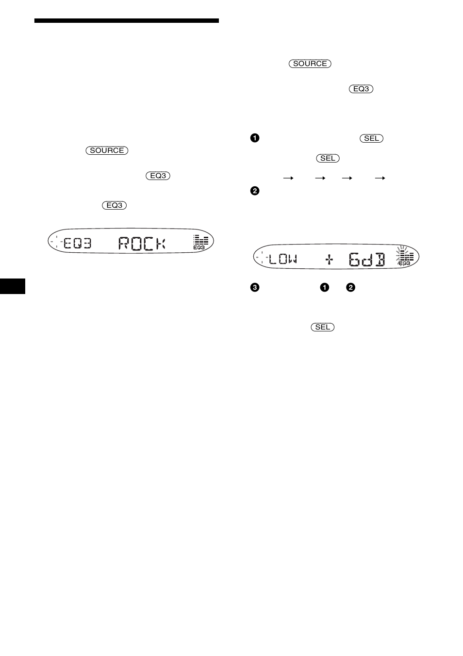 De equalizer instellen (eq3), S 22, 22 de equalizer instellen (eq3) | Sony CDX-S2200 User Manual | Page 128 / 134