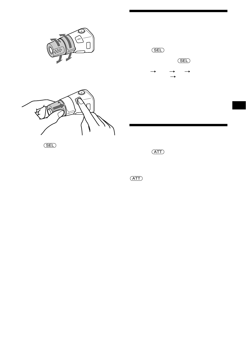 Adjusting the balance and fader, Quickly attenuating the sound | Sony CDX-S2200 User Manual | Page 19 / 134