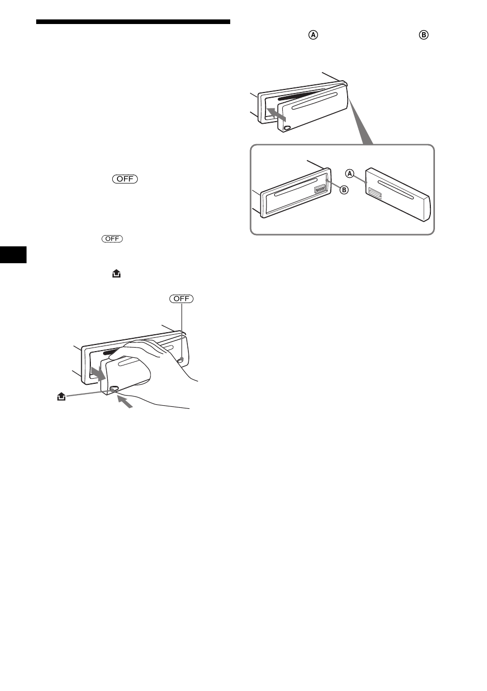 Retrait de la façade, 10 retrait de la façade | Sony CDX-S2200 User Manual | Page 62 / 134