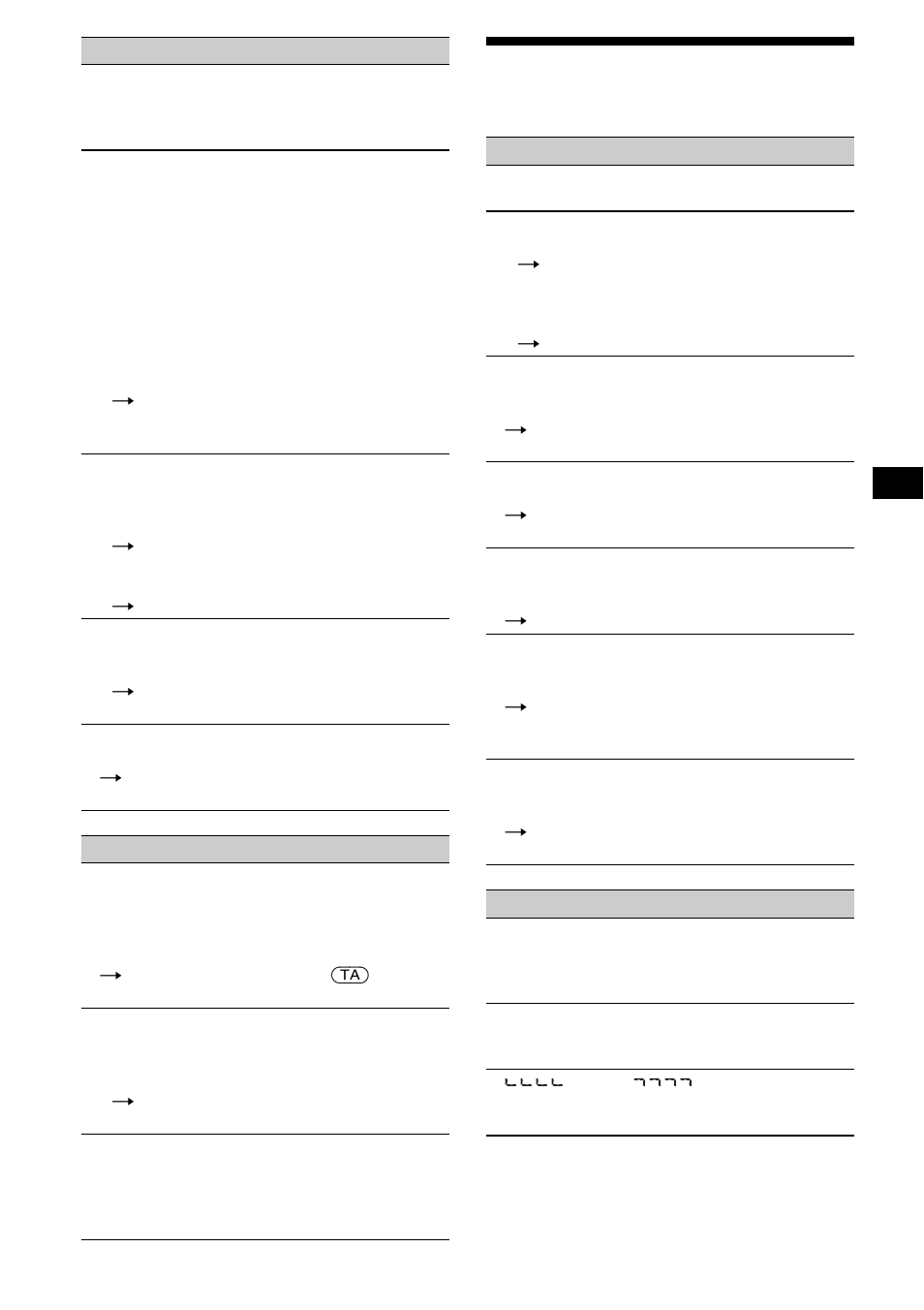 Affichage des erreurs et messages, 27 affichage des erreurs et messages | Sony CDX-S2200 User Manual | Page 79 / 134