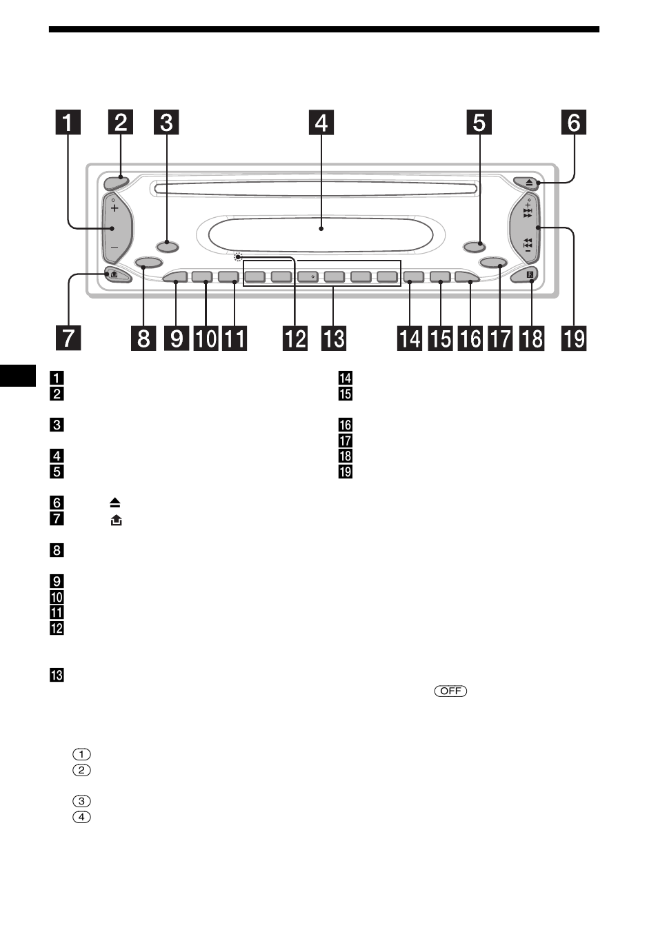 Individuazione dei comandi, 4individuazione dei comandi | Sony CDX-S2200 User Manual | Page 82 / 134