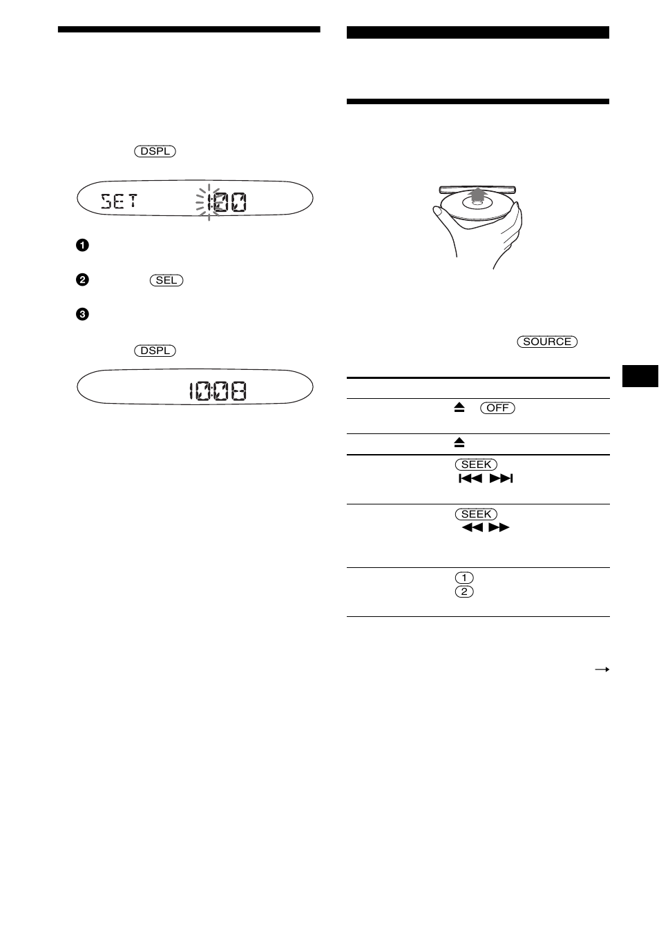 Impostazione dell’orologio, Lettore cd, Riproduzione di un disco | 11 impostazione dell’orologio | Sony CDX-S2200 User Manual | Page 89 / 134